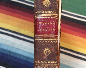 The Seasons James Thomson 1799 Antique Nature Poetry Book