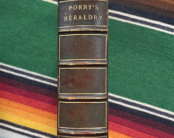 Antique 1771 Heraldry Book Porny's Elements of Heraldry