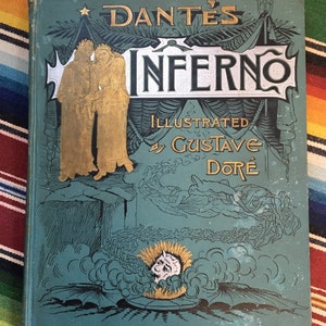 Dantes Inferno by Dante Alighieri Illustrated Vintage Book -  Israel