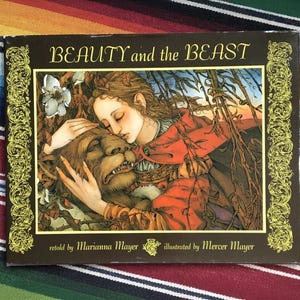 Signed Beauty and the Beast Inscribed by Mercer and Marianna Mayer with a Drawing