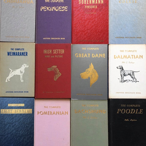 Denlinger British Dog Books 1950s-60s