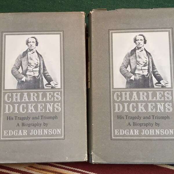 Madeleine L’Engle’s Copies of Charles Dickens A Biography by Edgar Johnson 1952