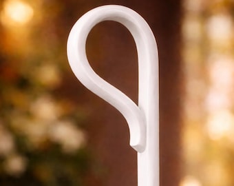 Wood CROZIER Polish Staff Crosier Bishop Quality Craftsmanship, 72" Christmas