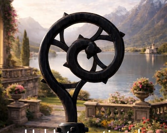 Wood CROZIER Polish Staff Crosier Bishop Quality Craftsmanship, 72" Christmas