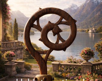 Wood CROZIER Polish Staff Crosier Bishop Quality Craftsmanship, 72" Christmas