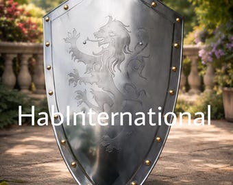 Dragon Warrior Templar Medieval Functional Shield Knight Armor Shield