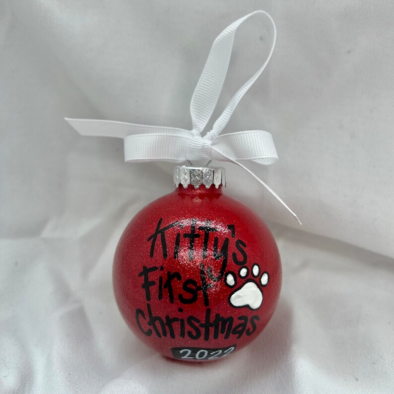 Kitty's First Christmas Ornament 