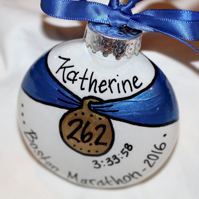 2022 Boston Marathon Christmas Ornament Holiday Christmas Ornament Marathon Etsy