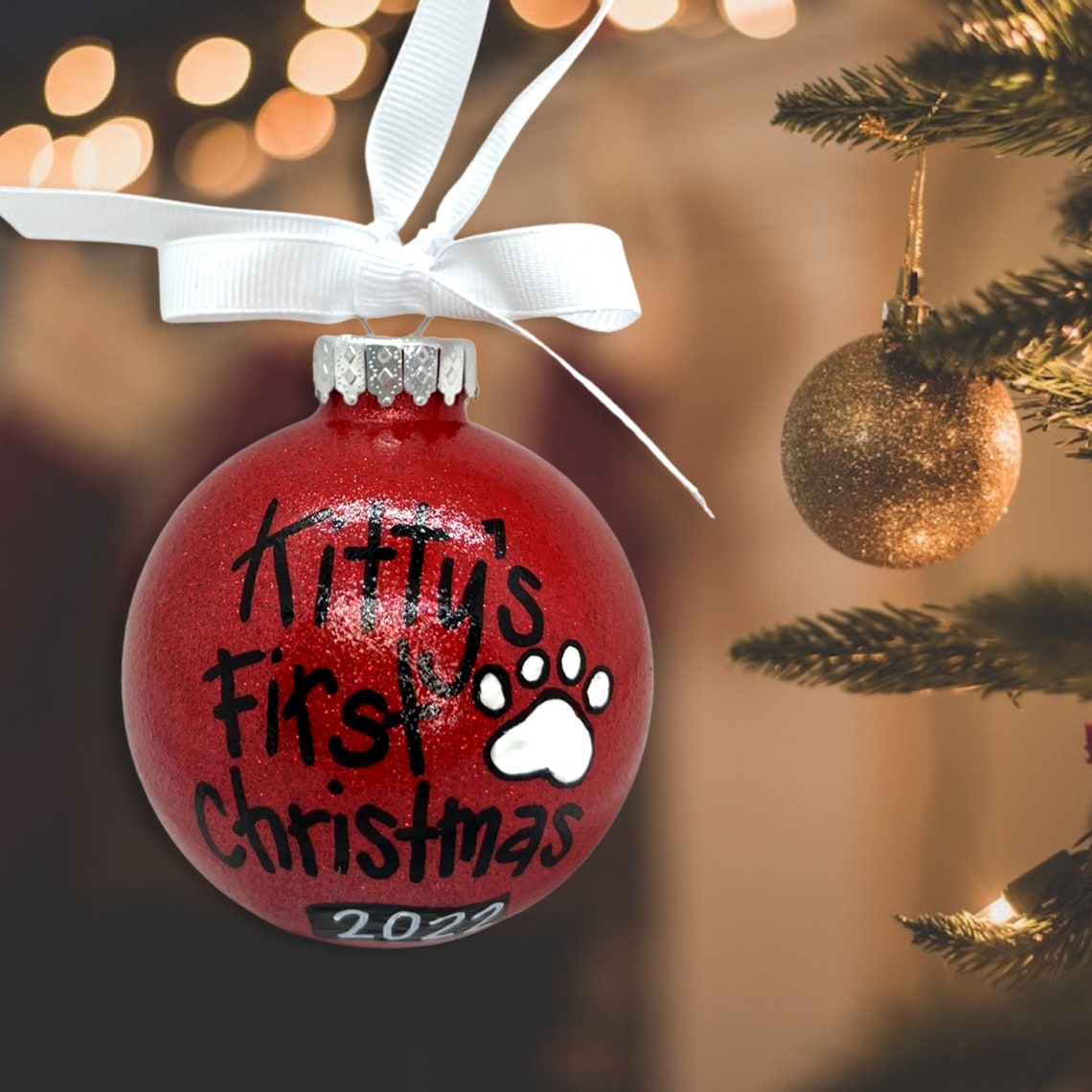 Kitty's First Christmas Ornament 