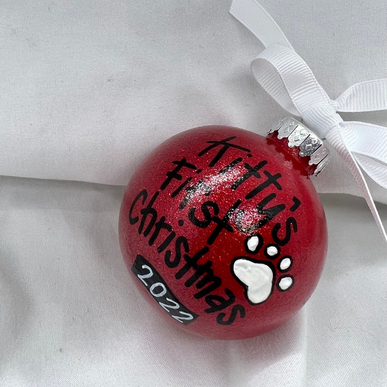 Kitty's First Christmas Ornament 