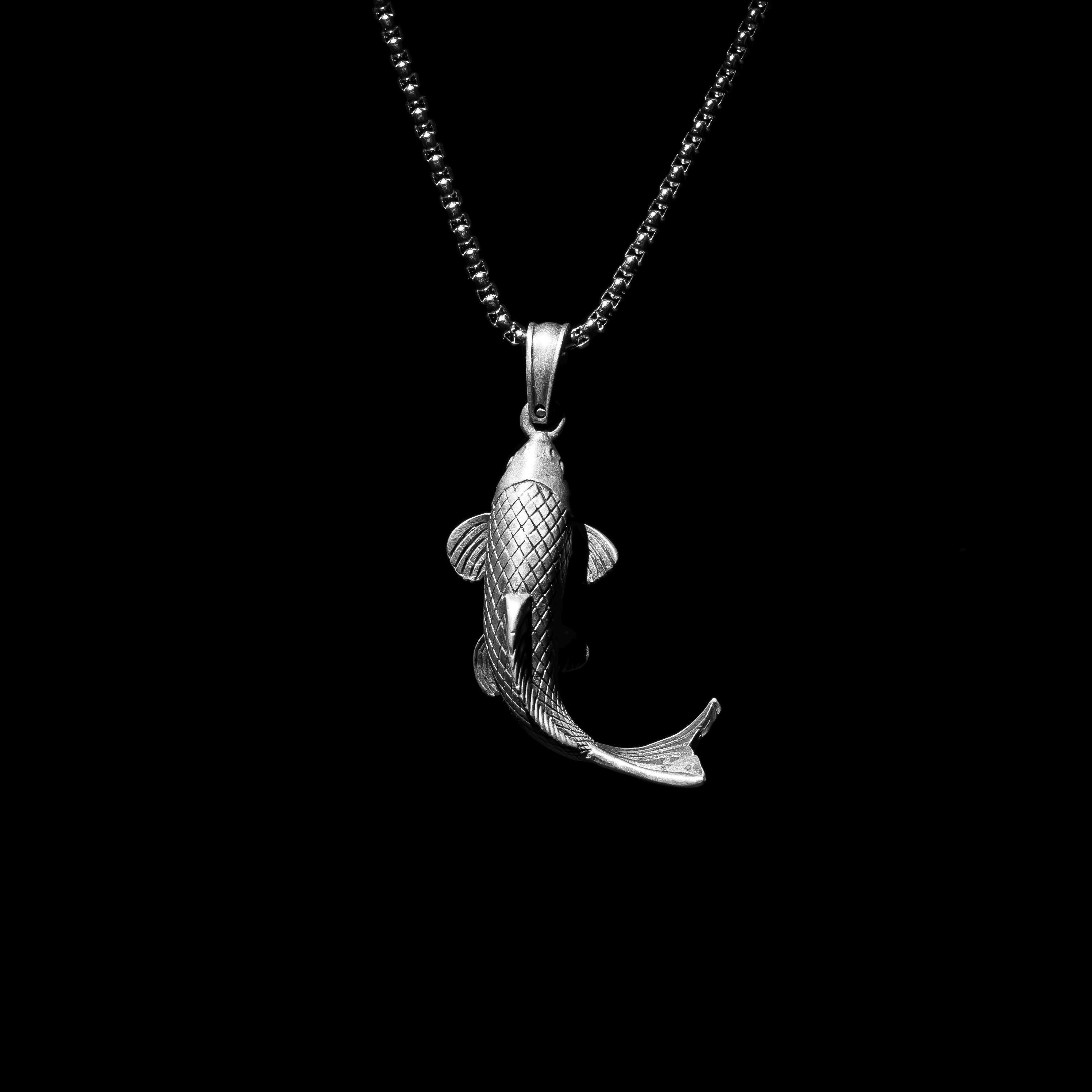 Collana Con Pesce, Ciondolo A Forma Di Pesce Saltatore - Foto 1