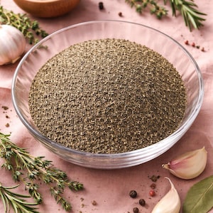 Menta en polvo / Hierbabuena seca natural / Especia de cocina a base de hierbas