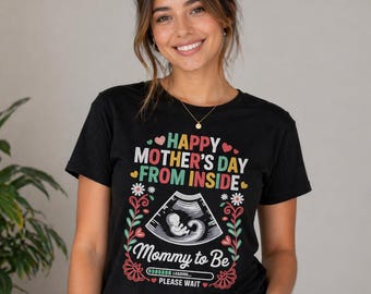 Happy Mothers Day from Inside Mommy to-Be Loading Progress digital download