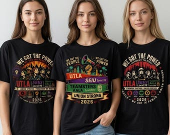Union Strong 2026 Labor Movement PNG, Workers Rights Tee (Digital Download)