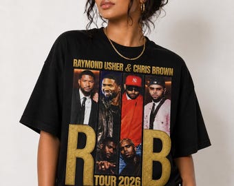 Chris Brown Usher Raymond R&B Tour Dates 2026 PNG, Concert Shirt Design (Digital Download)