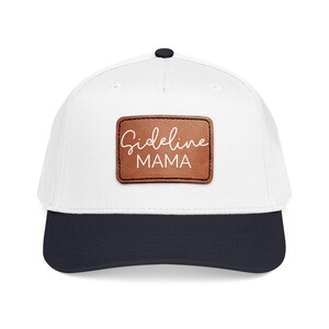 Casquette de baseball Sideline Mama | Écusson en cuir rectangulaire