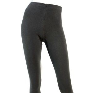 Leggings capri de punto de bambú/algodón/spandex con elasticidad en cuatro direcciones. imagen 8