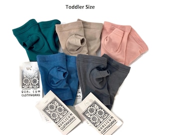 Fingerlose Bambushandschuhe für Kleinkinder und Kinder.