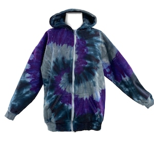 Youth size XL tie dye cotton hoodie.