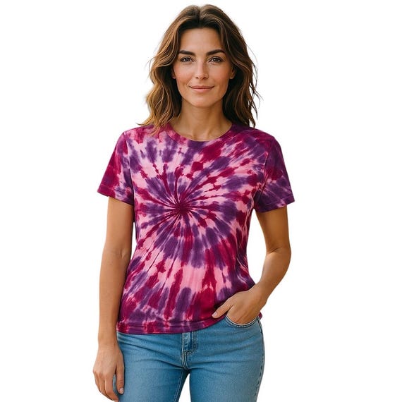 fitted tie dye shirt