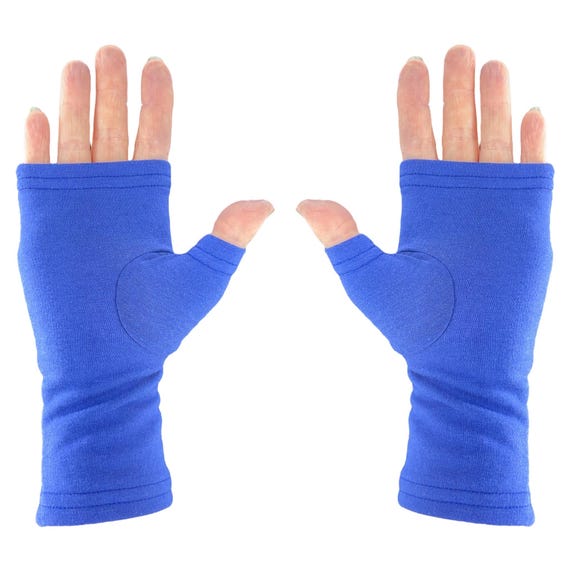DWE Guantes Sin Dedos De Cachemira Para Mujer – Térmicos De Invierno Con Agujero Para El Pulgar, Calentadores De Muñeca, Suaves Y Elegantes (Gris Claro)