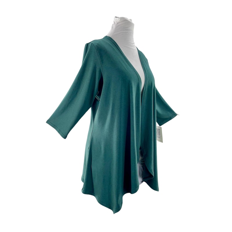 Asymmetric Merino Wool Cardigan