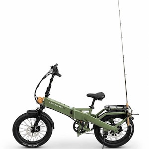 Lectric E-Bike Rear Rack Fishing Rod Holder | 3D Printed Bike Pole Mount