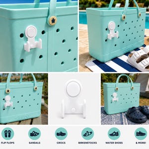 3D Printed Sandal Holder for Bogg Bags | Flip Flop, Croc Organizer Accessory afbeelding 2