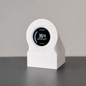 Retirement Countdown Clock | Desk Motivation Display | WiFi Enabled Timer