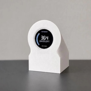 Retirement Countdown Clock | Desk Motivation Display | WiFi Enabled Timer