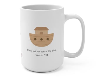 Noah's Ark Mug | I have set my bow in the cloud Genesis 9:13