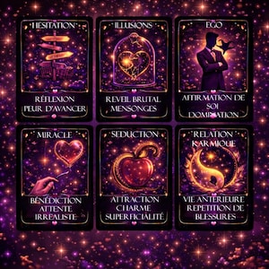 Heart Shards Oracle - Love and Karmic Bonds Oracle - Downloadable PDF - Intuitive Oracle Cards - Relationship Guidance