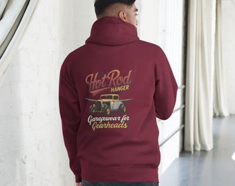 Unisex Hoodie Hot Rod Aufhänger