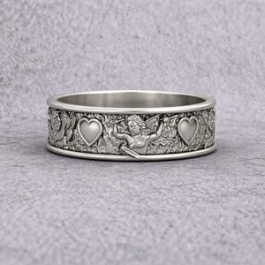 romantic angel love ring