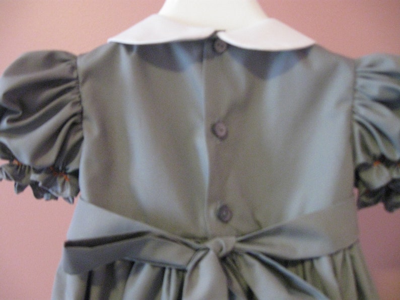 Handsmocked Hallow/'een Yoke Dress sz 12-24mths