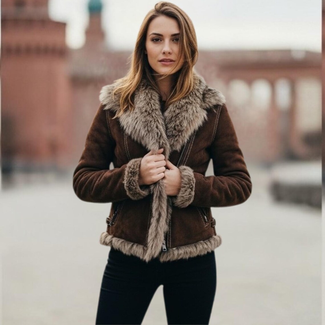 CNY-Inspired Premium Black Suede Jacket | Maison Feraia main image 0