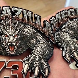 7.3L Megazilla side fender Emblem Badge – 4.5” Heavy‑Duty Truck Decal – Custom Engine Badge Pair