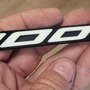 Emblema acrílico personalizado para coche de 1000 HP: Insignia para guardabarros lateral o maletero