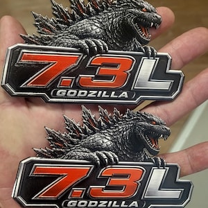 73l emblem red eye, 3d textured badge, acrylic truck suv emblem