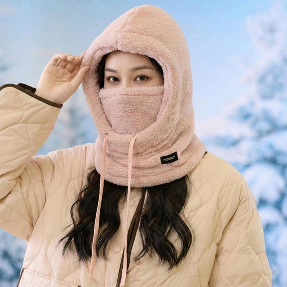 Unisex Fleece Balaclava Hood Winter Hat Windproof Ski Mask Scarf OZERO Windproof Unisex Polar Fleece Balaclava Face Mask  main image 4