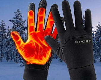 Adult Winter Thermal Gloves Thermal Mittens Waterproof & Windproof Touch Screen Glove Warm For