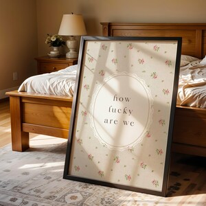 Storybook Decor Meadow Art, You Are My Sunshine & Alphabet Print, Neutral Nursery image 8