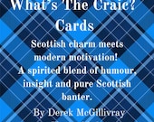 What’s the Craic Cards? be inspired with Scottish banter and honest life advice!