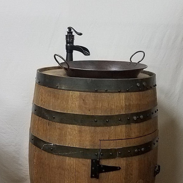 Whiskey Barrel Sink - Etsy