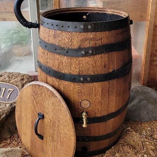 Authentic Whiskey Barrel FREE SHIPPING Etsy