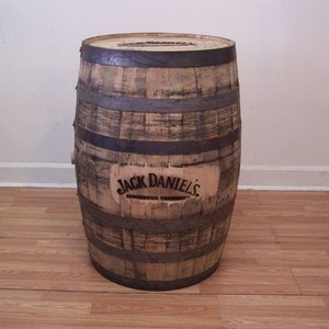 Jack Daniels Double Branded Whiskey Barrel-FREE SHIPPING