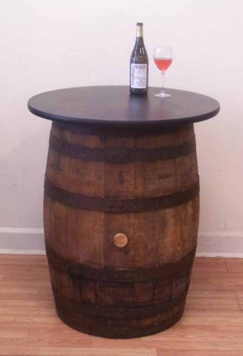Whiskey Barrel Table30 Table Topfree SHIPPING Etsy