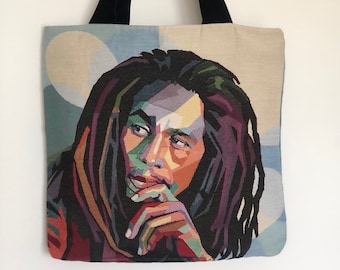 Bob Marley -luxury  tote bag, Tapestry  bag