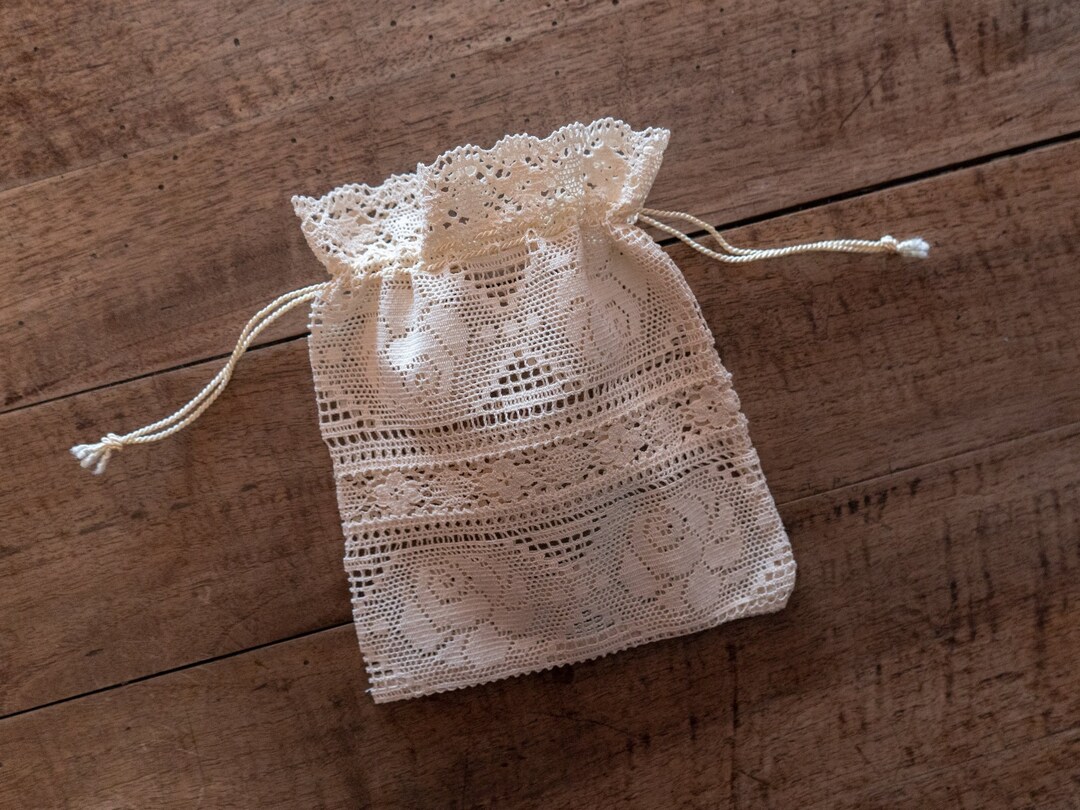 Bag, Lace Gift Bag, Wedding Favor Bag, Baby Shower Favor Bag, Christmas