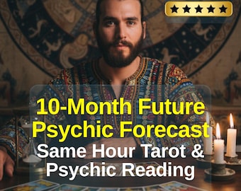 Same-Hour Reading with 10 Clear Predictions • 10-Month Future Psychic Forecast • Love, Career & Life Path